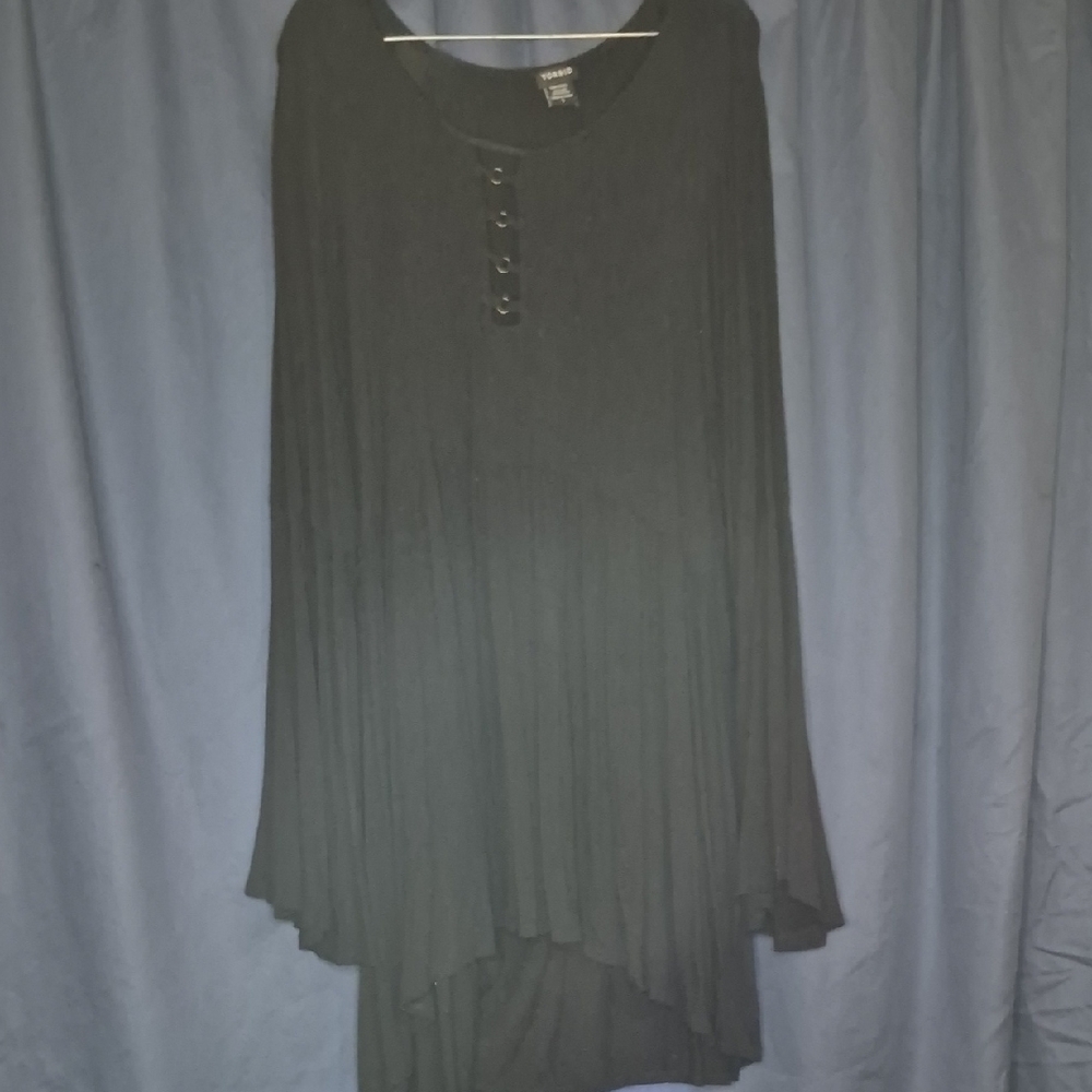 Torrid Black Tunic Top
